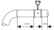 涡街流量计安装距离弯头距离