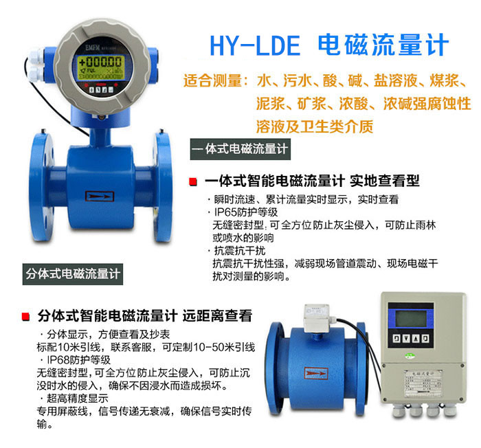 HY-LDE电磁流量计