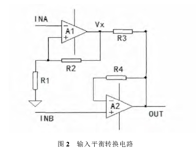 图 2  输入平衡转换电路