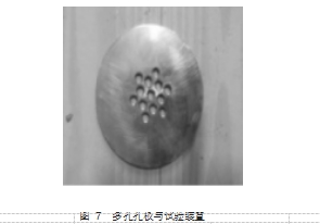 图 7  多孔孔板与试验装置