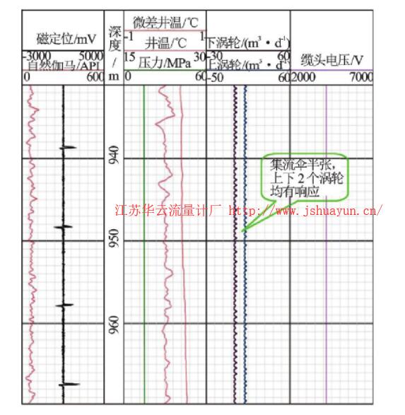 图5 标准井测井曲线