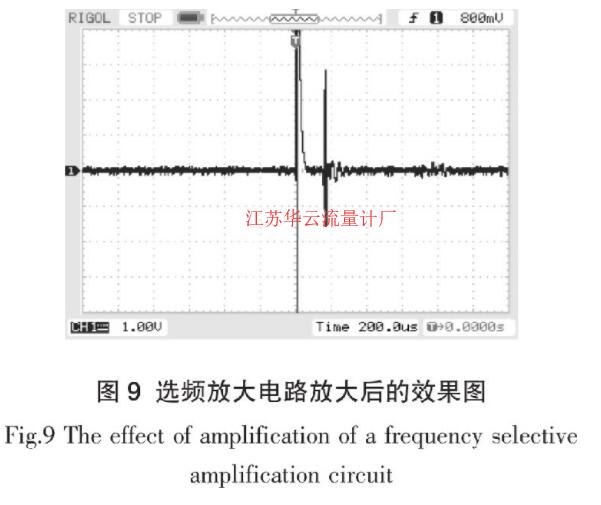 图9 选频放大电路放大后的效果图