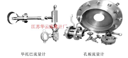 图1 毕托巴流量计与孔板流量计