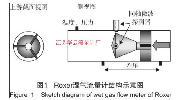 图1 湿气流量计结构示意图