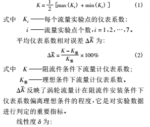 上游弯头和渐缩管对涡轮流量计测量性能的影响