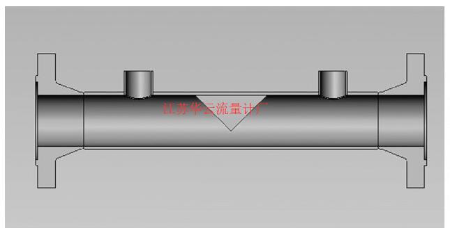 图1 楔式流量计基本结构图