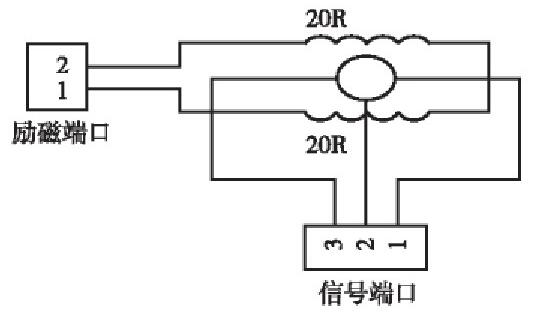 图3 电磁流量计电气部分[1]